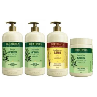 Imagem de Kit Bio Extratus Jaborandi 3 Produtos+ Creme Silicone Tutano