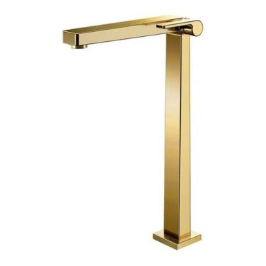 Imagem de Torneira Lavatório BA Docol Stillo 90º Ouro Polido 824843, Stillo, 824