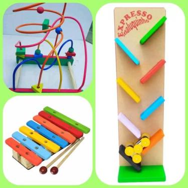 Imagem de Kit de Brinquedos Pedagógicos Primeira Infância - BRINQUE E LEIA