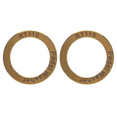 Imagem de Arruelas de pedal 2 peças junta de pedal estendida de liga para estrada montanha reduzindo ruído e fricção com múltiplas opções de cores (Ouro)