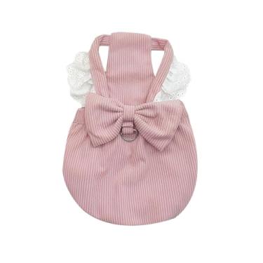 Imagem de INGSIST Macacão quente rosa para cães pequenos, roupas para cães e animais de estimação, vestidos de aniversário