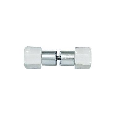 Imagem de Puxadores de porta de chuveiro CRL de vidro para trás