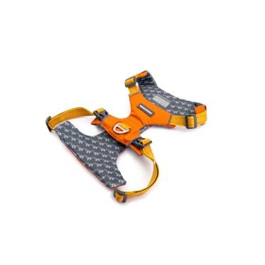 Imagem de Peitoral para cães Winchester Pet com costura refletiva, pôr do sol havaiano, extra grande