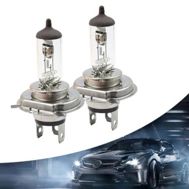 Imagem de NGHEY 12V H4-100W luz branca quente farol de carro lâmpada de halogêneo plug and play carro lâmpada de quartzo farol universal farol baixo/alto lâmpada de halogênio