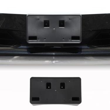 Imagem de Suporte de placa de carro de para-choque dianteiro compatível com Chevy Corvette C8 2020 2021 2021 2023, adaptador de montagem de para-choques dianteiro, substituição para acessórios GM1068240