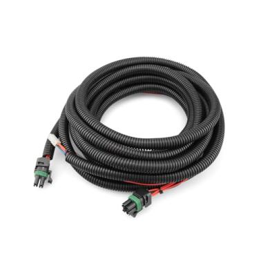 Imagem de VelvetunVillay Arnês de controle flexível de frota lateral de caminhão com 2 plugues para Western Fisher Blizzard SnowEx SnowEx substituição 28587