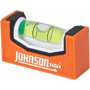 Imagem de Johnson Nível de bolso magnético 1721P Level & Tool, fácil leitura, compacto, laranja, 1 nível