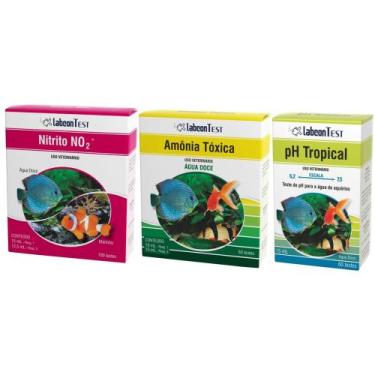 Imagem de Labcon Kit Para Aquário Doce - Amonia - Nitrito - Ph - alcon