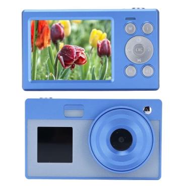 Imagem de Câmera Digital para Fotografia, Câmera de Vlogging de Foco Automático 1080p 48MP Com Tela de 2,8 Polegadas, Câmera Compacta de Deslocamento Digital de Zoom Digital 16x