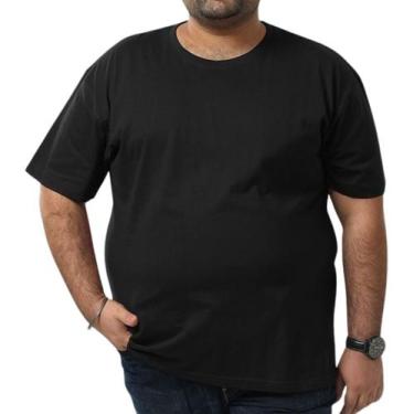 Imagem de Camiseta Básica Masculina Lisa Tamanho Grande Xg, Xxg E Xxxg - Hardsev