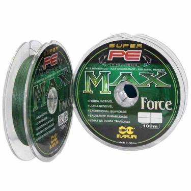 Imagem de Linha De Pesca Multifilamento 100m Max Force 4 Fios 0,20mm 25lb - Maru