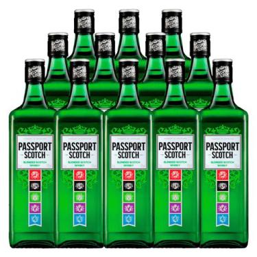 Imagem de Whisky Nacional Passport Blended Scotch 1l 12 Unidades