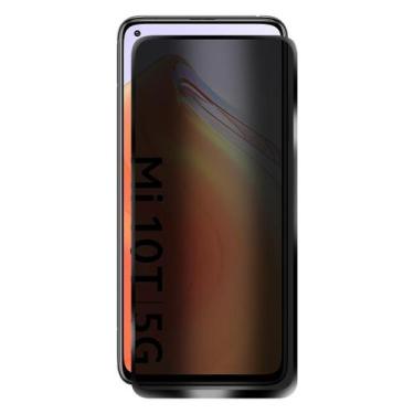 Imagem de Película De Vidro Privacidade 3d Preta Para Xiaomi Mi 10T 6.67 - Luiza