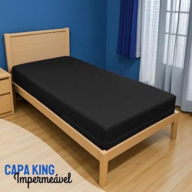 Imagem de Capa Impermeável para Colchão PRETA - Casal KING - Miranda Colchões, P