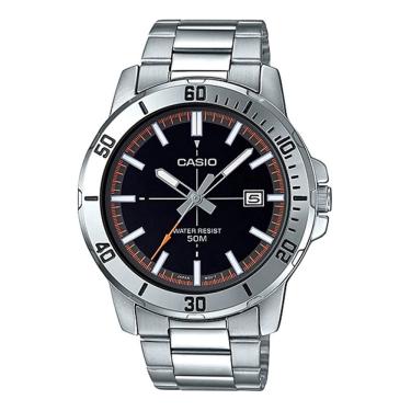 Imagem de Relógio Casio Masculino Analógico Prata MTP-VD01D-1E2VUDF
