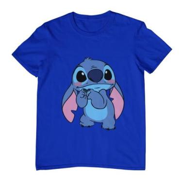 Imagem de Camiseta Camisa Estampada Feminino Lilo Stitch Ursinho - Lala Closet, 