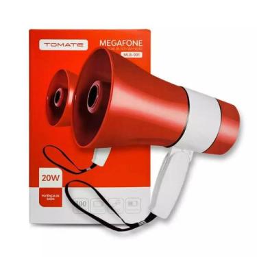 Imagem de Megafone portátil recarregável com altifalante integrado e função de g