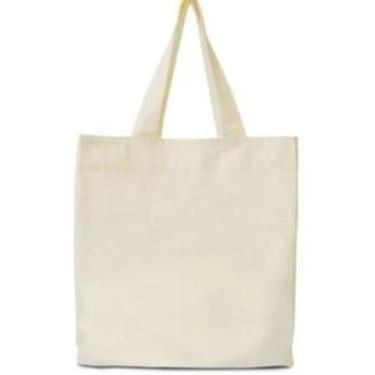 Imagem de Bolsa EcoBag Algodao Cru lisa - sem marca, 32 x 38 cm sem alça - alça 