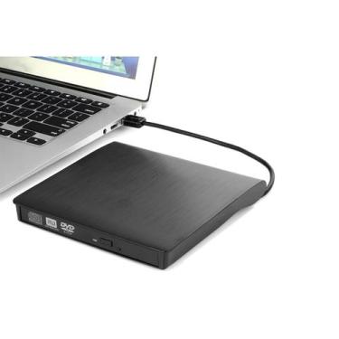 Imagem de Unidade externa de CD e DVD USB 3.0 Portable intendvision preta