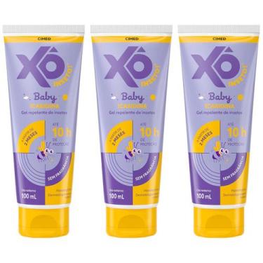 Imagem de Kit 3x Xô inseto Baby icaridina repelente de insetos infantil 10h Long