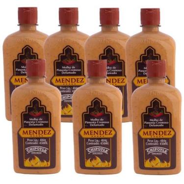 Imagem de Kit Molho Pimenta Mendez 450Ml 07 Cremosa Defumada Chipotle
