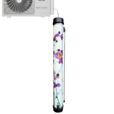 Imagem de Coletor De Água Drenoeco - 8L Cor Flores Lilás - 97Cm.