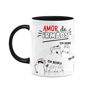 Imagem de Caneca Flork Irmãos - Amor de Irmãos - D-black