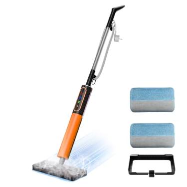 Imagem de TOTTE Limpador De Esfregão A Vapor Alta Temperatura Para Limpeza Pisos, Portátil, Removível Com Vários Modos Ajustáveis, Profunda, Higienização Pisos Tanque Água 2 E Xl, Cozinha, Banheiro