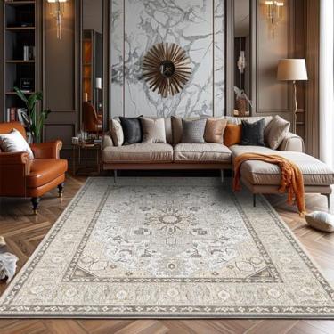 Imagem de Colcha Feng Shui com estampa de tinta, carpete resistente à sujeira para sala de estar, carpete de cabeceira para quarto e casa, decoração para casa (120 x 200 cm (3,9 x 6,6 pés/FSXB antiderrapan