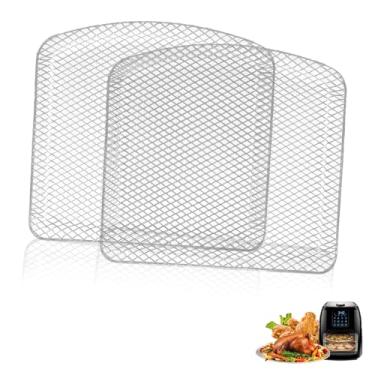 Imagem de HEISENLIN Desidratador Para Fritadeira A Ar Heisenlin, Suporte Forno Digital Chefman 4 Em 1 De 6,3 Qt, Prateleira Premium Forno, Grelha, Prato Verduras, Bandeja Inserir, Grelha Fritadeira, Lavável N