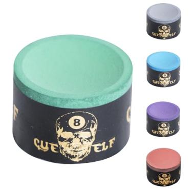 Imagem de CUEELF Giz de piscina premium para tacos de bilhar giz de bilhar bastão de bilhar azul giz, verde, rosa, roxo ou cinza (verde)
