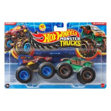 Imagem de hot wheels-monster trucks, Scorpedo vs baja buster