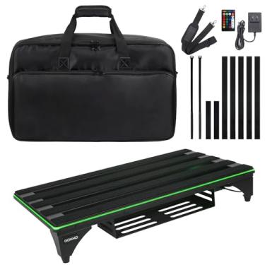 Imagem de GOKKO Pedaleira De Guitarra Music-Sync Lighting Com Múltiplos Efeitos Dinâmicos, 22 X 12,6"