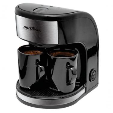 Imagem de Cafeteira Black Compact Britania 250ml Com 2 Xicaras 220V