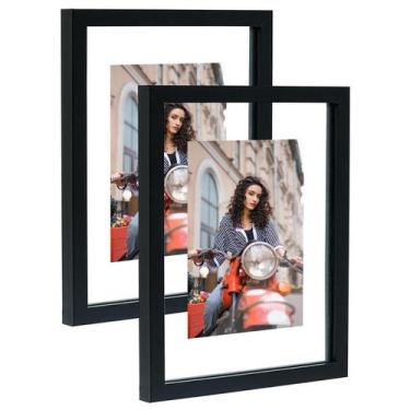 Imagem de Conjunto de molduras genérico 8x10 para fotos 4x6, 5x7 - Marca Própria