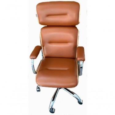 Imagem de Cadeira Eames Presidente Caramelo Linha Capa Branca - DESIGN OFFICE MÓ