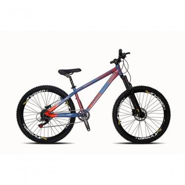 Imagem de Bicicleta Vikingx X-35 1x8 Single Câmbios Shimano Cubo Cassete Azul Petróleo