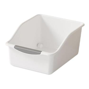 Imagem de Ioensy Organizador de armário de cozinha, recipiente, organização versátil, caixa de armazenamento para escritório, despensa, cozinha, casa, quarto, Low White L