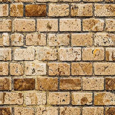 Imagem de Papel de Parede Adesivo Autocolante Estilo Alvenaria Decoração Efeito Textura Casa Quarto Sala 1 Metro