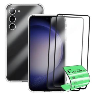 Imagem de Kit Capa Capinha Anti Impacto + 2 Películas Ceramica 9D Para Samsung Galaxy S23