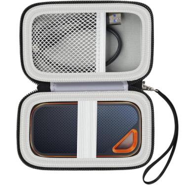 Imagem de Capa compatível com SanDisk Extreme Pro/SanDisk SSD portátil 1TB 2TB 4TB 500GB unidade externa de estado sólido, suporte de viagem, bolsa de armazenamento - preta (apenas caixa)