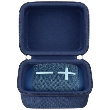 Imagem de Elonbo Estojo de transporte para alto-falante portátil Ultimate Ears WONDERBOOM 4/3/2 Bluetooth à prova d'água, alto-falante sem fio WONDERBOOM 4, capa de armazenamento de viagem, bolso de malha extra