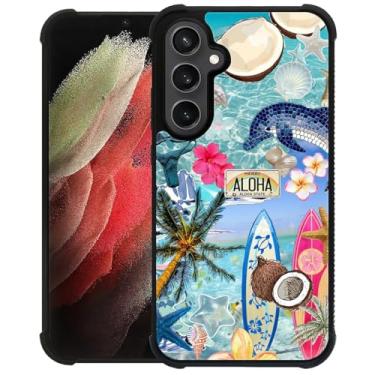 Imagem de MQJCYB Capa para Samsung Galaxy S23 FE, resistente à prova de choque, proteção total de plástico rígido, capa protetora de silicone macio para mulheres homens e meninas para Samsung Galaxy S23 FE