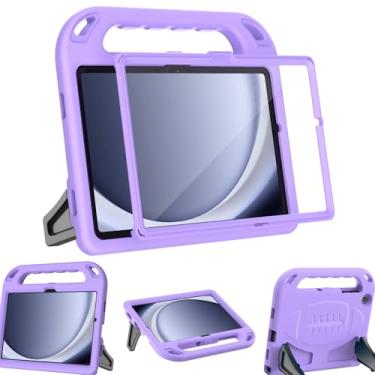 Imagem de BMOUO Capa infantil para Samsung Galaxy Tab A9 Plus 11 polegadas 2023 (SM-X210/X216/X218) - com protetor de tela integrado, alça à prova de choque com suporte para Samsung Galaxy Tab A9 Plus capa para