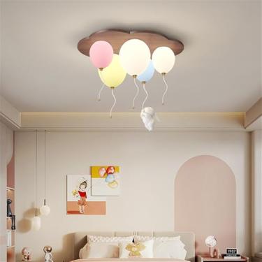Imagem de Moderno Simplicidade Balão Lâmpada De Teto LED Criatividade Personalizada Quarto Da Menina Estudo Jardim De Infância Decoração Leve Jardim De Infância Decoração Luz (Estilo 53) (Estilo 9)