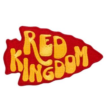 Imagem de Siam Accs Rugby Fans Kansas City Red Kingdom Football Team Patch Bordado Futebol Americano Ferro em Costurar para Roupas Mochilas Jeans Motocicleta Jaquetas Personalizadas Chapéus Bolsas Táticas