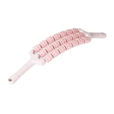 Imagem de menolana Bastões de massagem muscular, equipamentos de ginástica multifuncionais, bastões de massagem, relaxamento muscular corporal para condicionamento, Rosa
