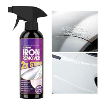 Imagem de Removedor de ferrugem para carro, removedor de manchas de ferrugem | Limpador de detalhes multiuso para jantes, paquímetros, rodas, freios, pintura externa, 120 ml, barco, trailer, motocicleta