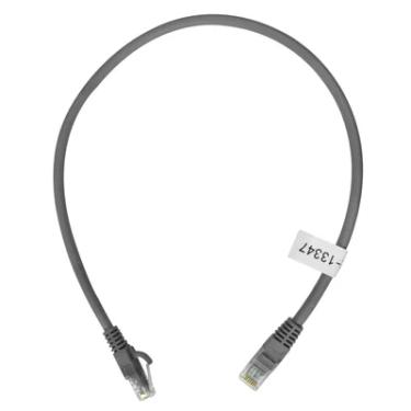 Imagem de Cabo de Rede Cat6 100% Cobre 0,5m Homologado Anatel Cinza