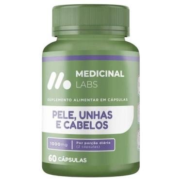 Imagem de Pele, Unhas e Cabelos 1000Mg 60 Cápsulas Medicinal Labs